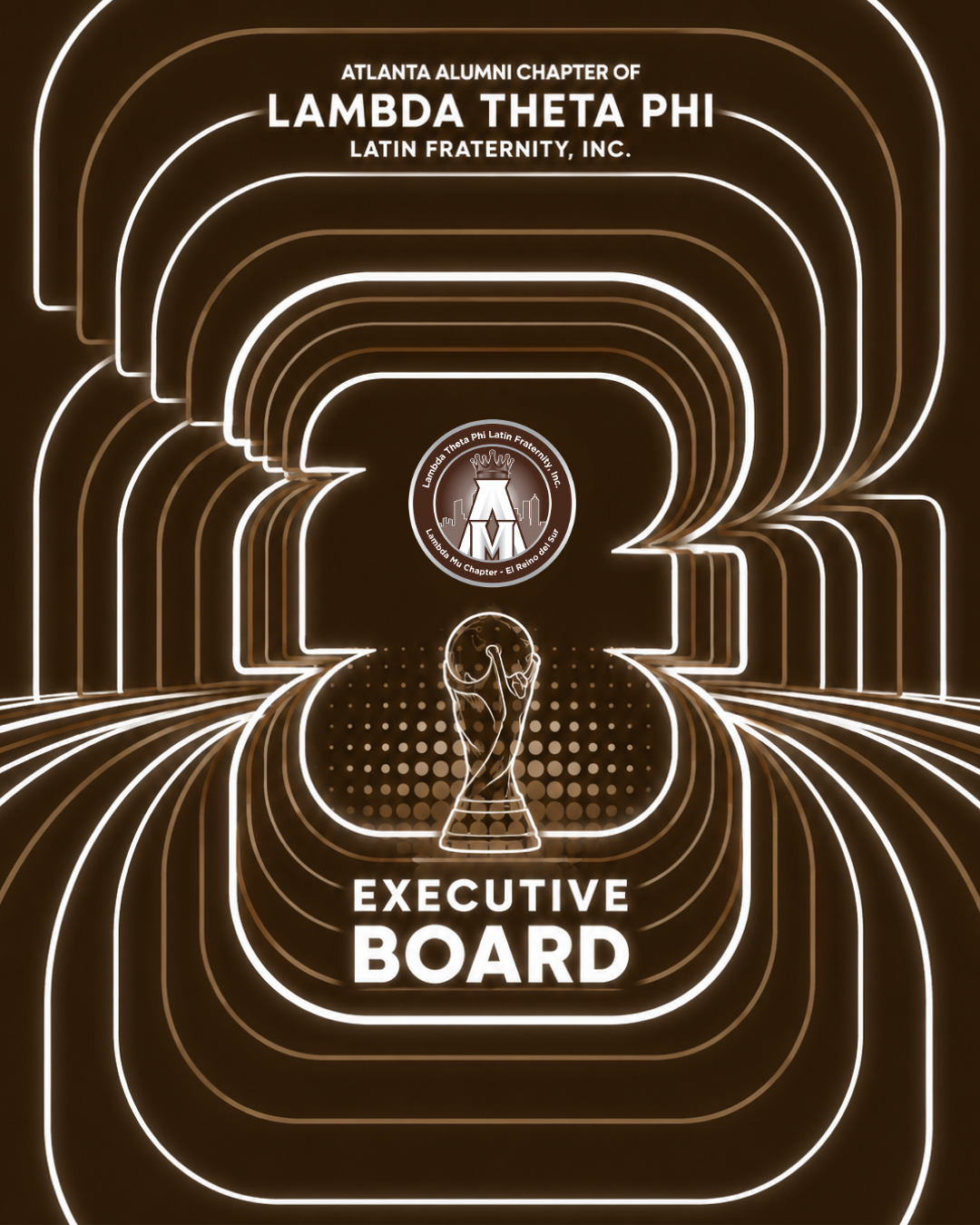 Lambda Theta Phi Executive Board graphic