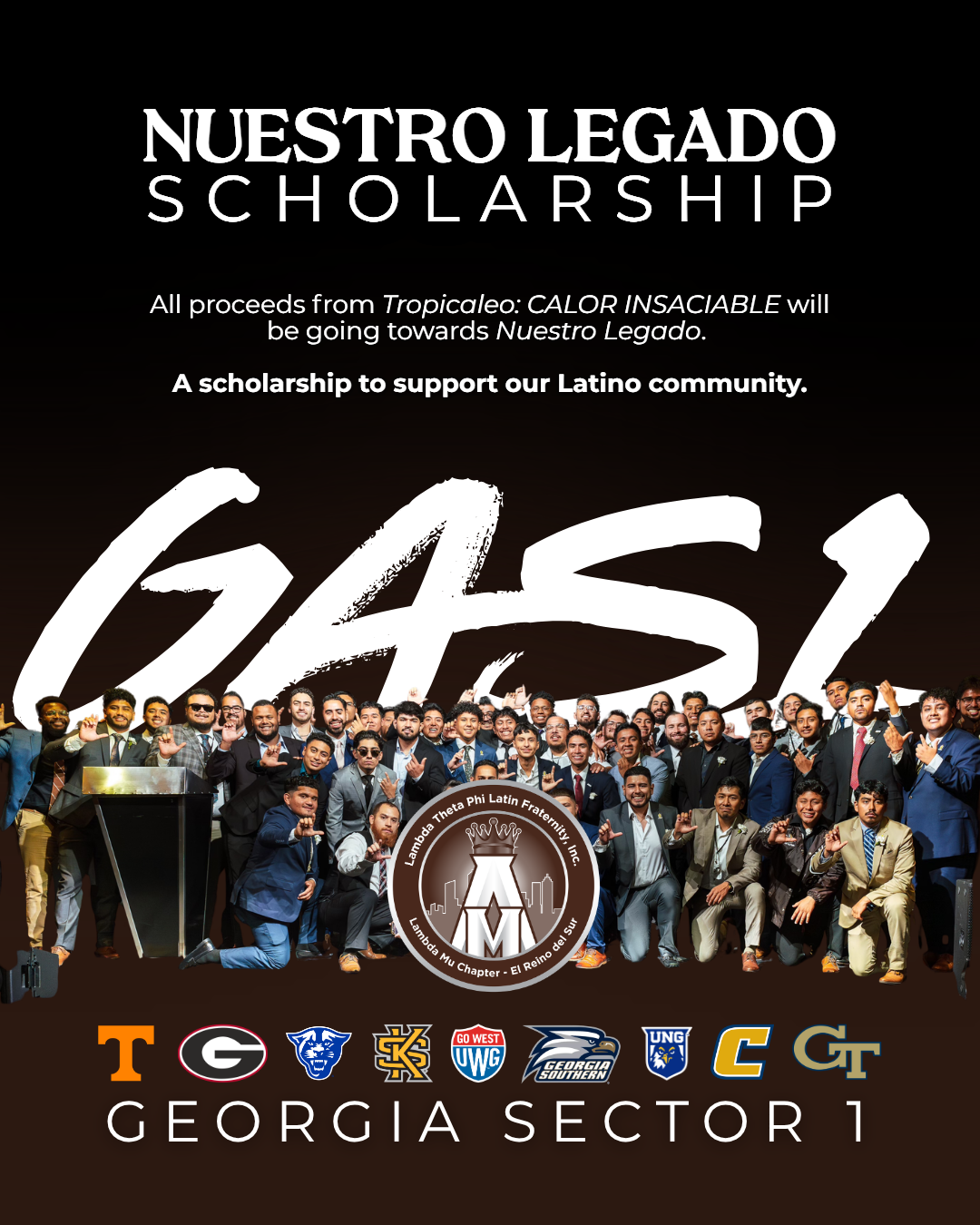 Nuestro Legado Scholarship Georgia Sector 1 flyer
